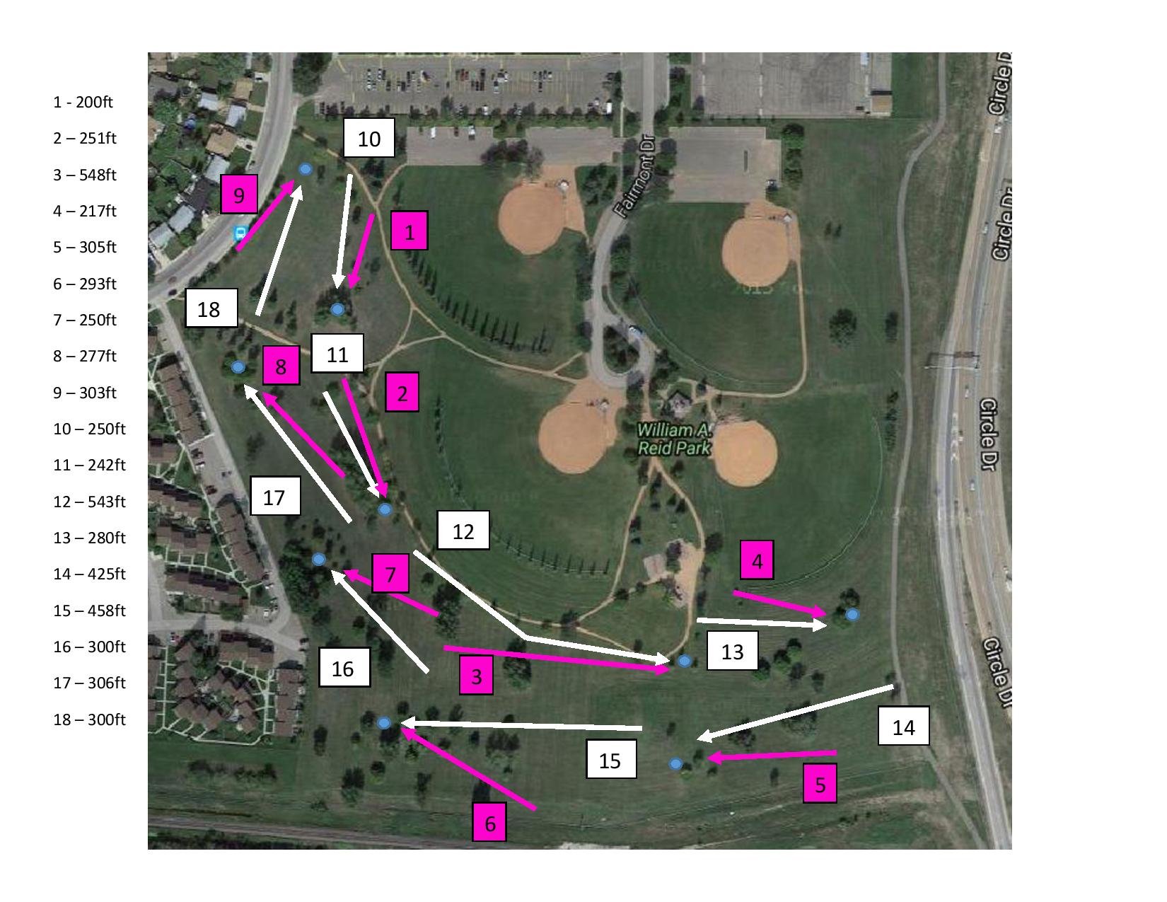 Disc Golf Courses